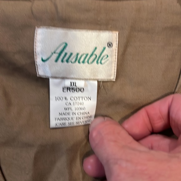 Ausable fly fishing vest NWOT size Large Vintage - Picture 4 of 5